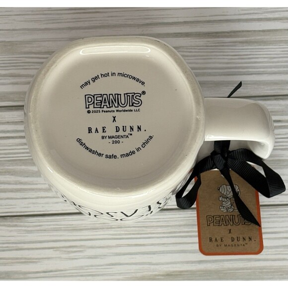 Rae Dunn Halloween Ghost Pumpkin BOO TO YOU Coffee Hot Chocolate Mug NEW 2025 - Picture 5 of 13